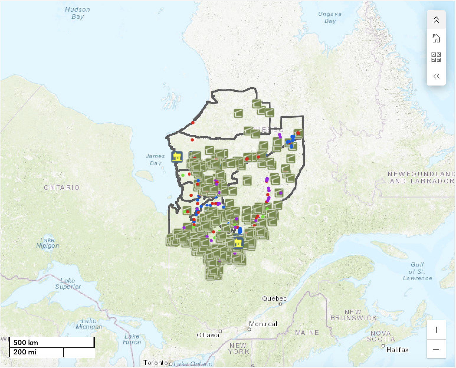 Leases in Eeyou Istchee app